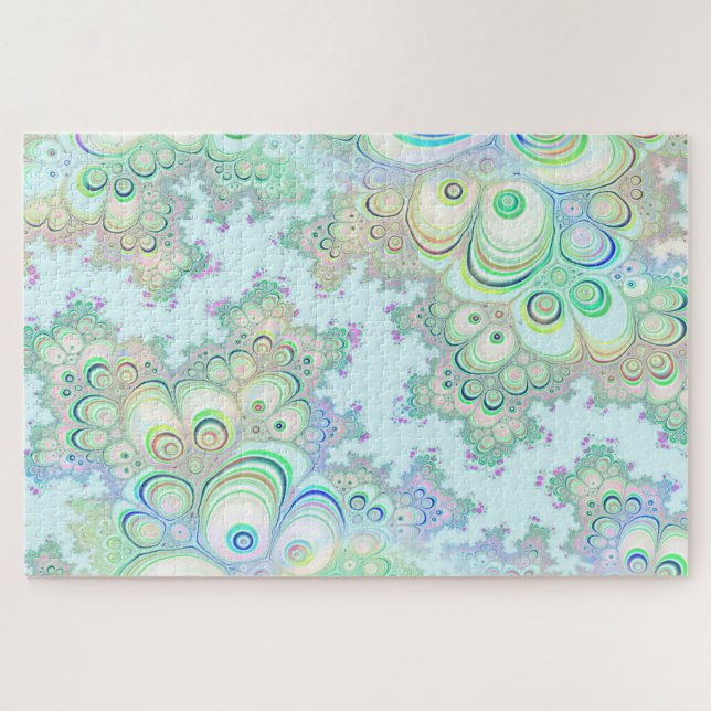 puzzle fractal des fleurs de printemps (Horizontal)