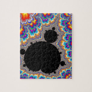 Puzzle Fractale réglée multicolore brillante de