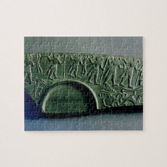 Puzzle Fragment d'une palette avec une scène de chasse, (Horizontal)