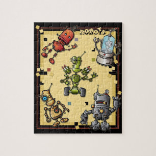 Puzzle frais de robots