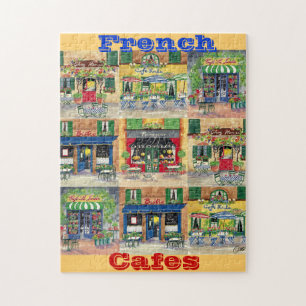 Puzzle français de cafés