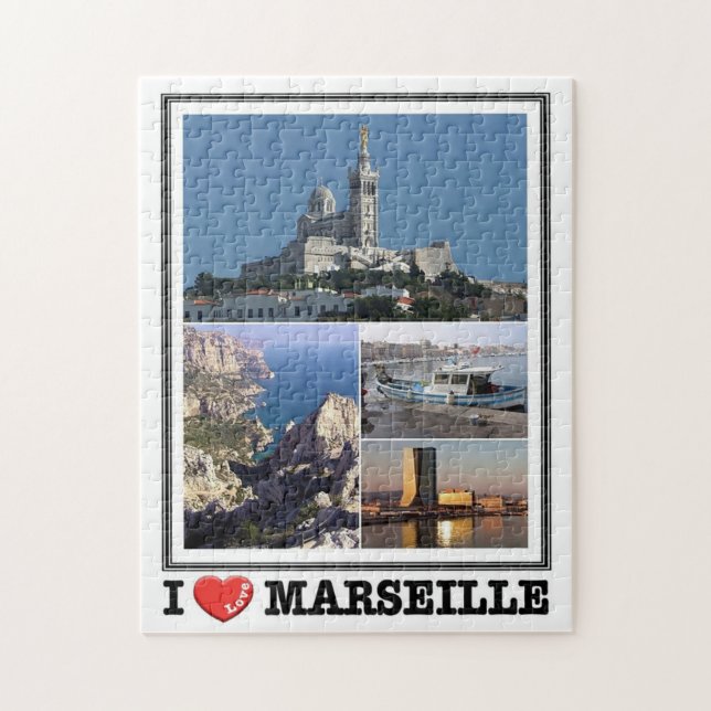 Puzzle France - Marseille (Vertical)