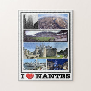 Puzzle France - Nantes - J'aime -