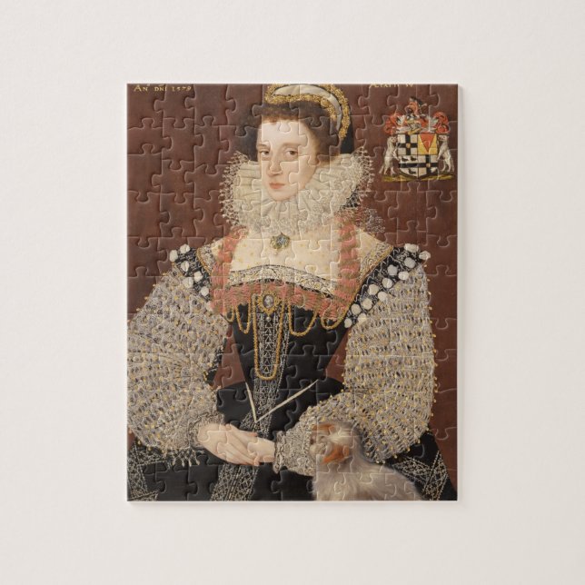 Puzzle Frances Clinton, Madame Chandos (1552-1623) 1579 (Vertical)