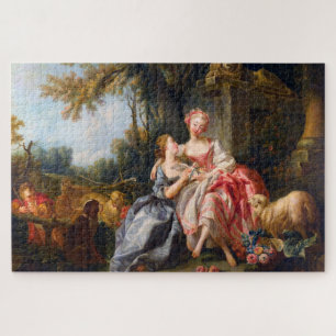 Puzzle Francois Boucher Le Billet Dou rococo dames art