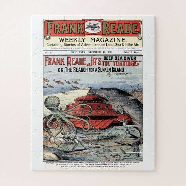 Puzzle Frank Read Jr Futurist Sci-Fi, numéro 1-8, 1902 (Vertical)