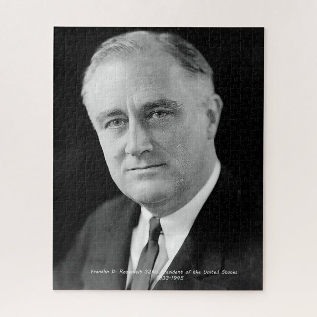 Puzzle Franklin D. Roosevlt 32e président des États-Unis (Vertical)