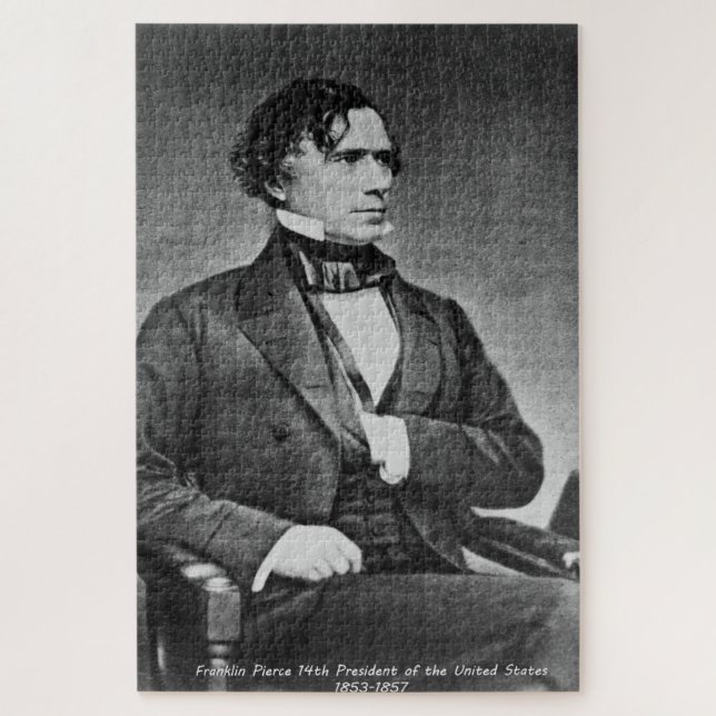 Puzzle Franklin Pierce 14ème président de l'Amérique. (Vertical)