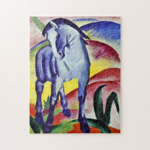 Puzzle Franz Marc Blue Cheval Peinture d'Art Vintage