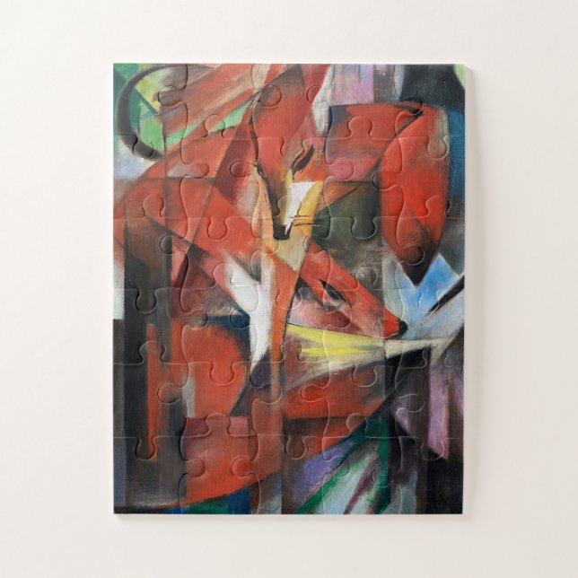 Puzzle Franz Marc Les Renards (1913) (Vertical)