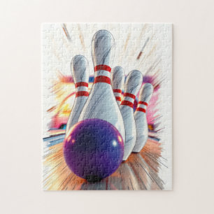 Puzzle frappe de broche à bowling
