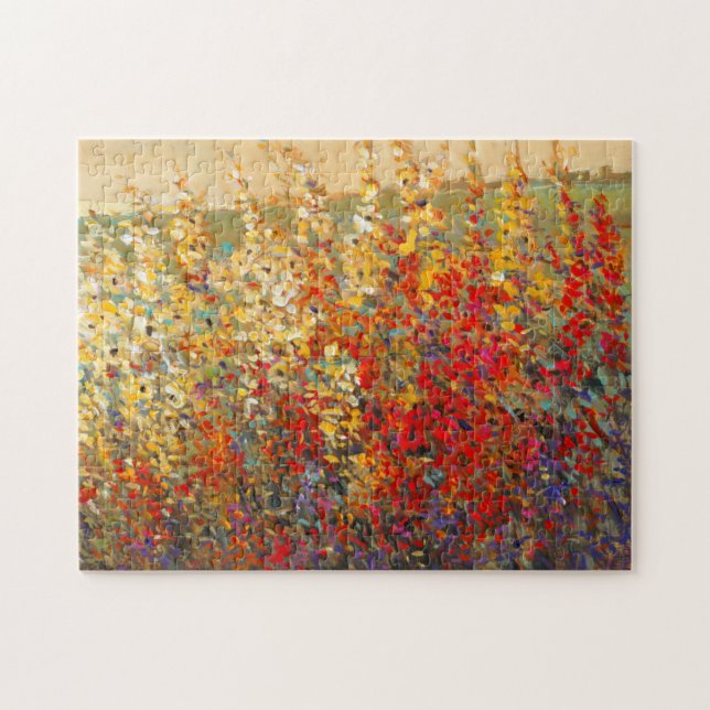 Puzzle Fresque du jardin lumineux des Fleurs sauvages du  (Horizontal)