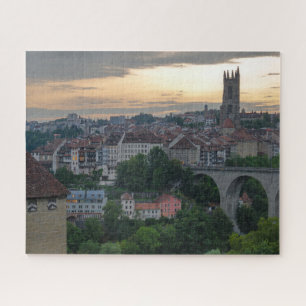 Puzzle Fribourg Sunset