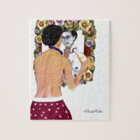 Frida Kahlo en el Espejo Portrait