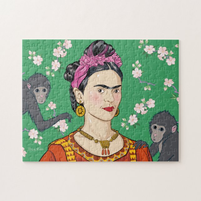 Puzzle Frida Kahlo Monkey Graphic (Horizontal)