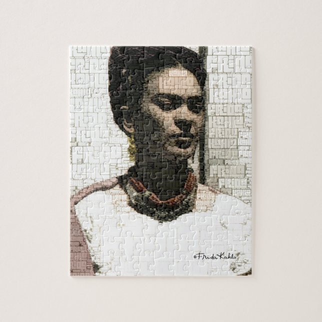 Puzzle Frida Kahlo Portrait textile (Vertical)