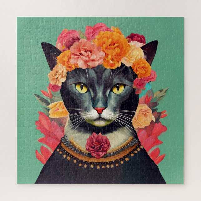 Puzzle Frida le chat (Vertical)