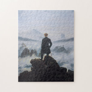 Puzzle Friedrich's Wanderer au-dessus de la mer de brouil