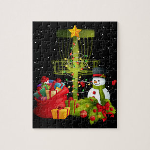 Puzzle Frisbee Golf Frolf Christmas Tree
