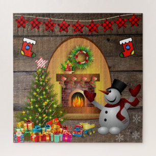Puzzle Frosty le bonhomme de neige de Noël
