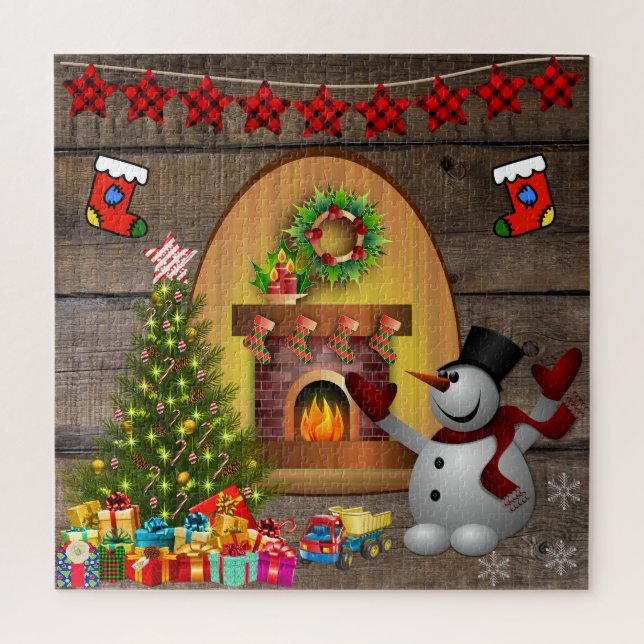 Puzzle Frosty Le Noël des motoneiges (Vertical)