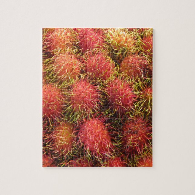 Puzzle Fruit tropical de ramboutan (Vertical)