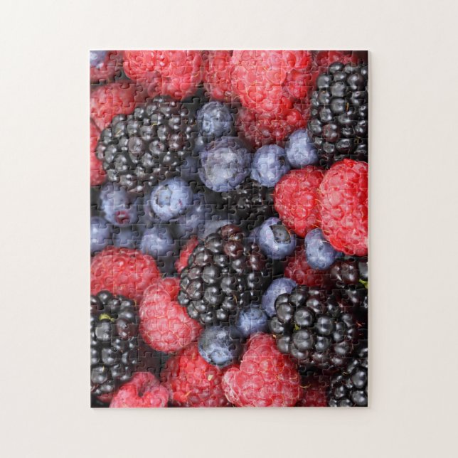 Puzzle Fruits de fruits de baies juteux et mûrs Medley (Vertical)