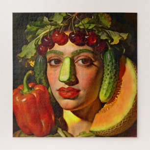 Puzzle Fruits de l'expression – Un portrait surréaliste