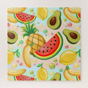 Puzzle Fruits d'été frais Motif