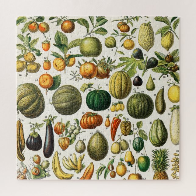 Puzzle Fruits et légumes (Vertical)