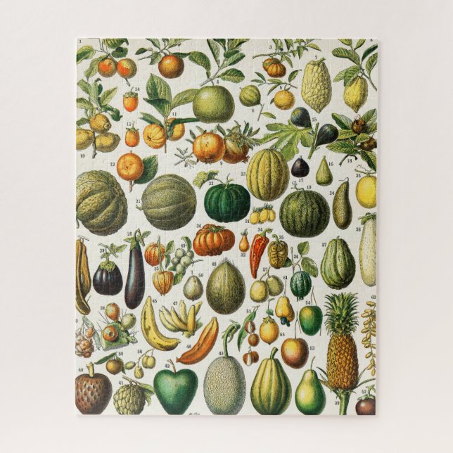 Puzzle Fruits et légumes (Vertical)