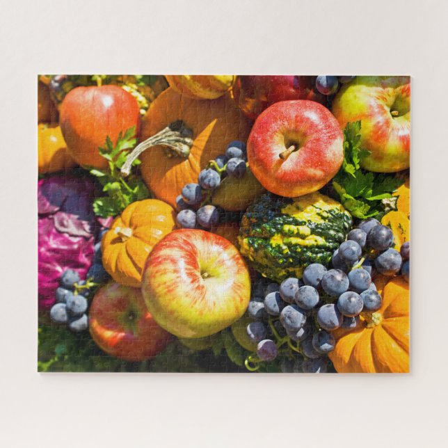 Puzzle Fruits et légumes à la bonté (Horizontal)