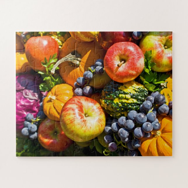 Puzzle Fruits et légumes à la bonté (Horizontal)