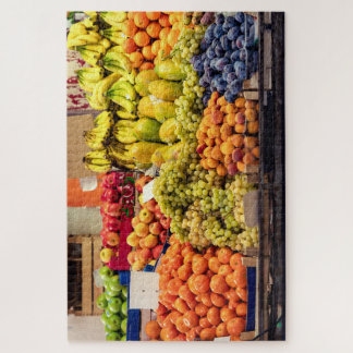 Puzzle Fruits mélangés à vendre dans un marché alimentair