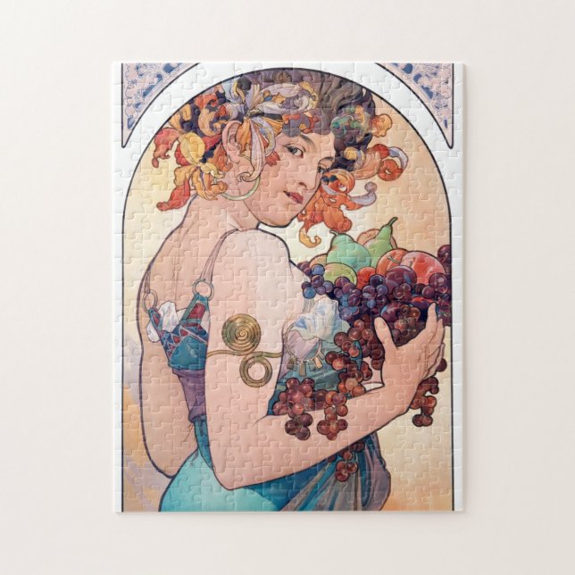 Puzzle Fruits, Mucha (Vertical)