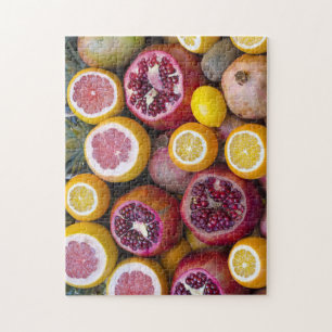 Puzzle Fruits tropicaux frais Pomegranate Mango Grapefrui
