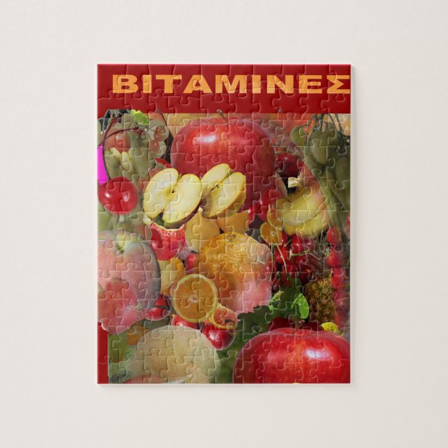 Puzzle Fruits Vitamins (Vertical)