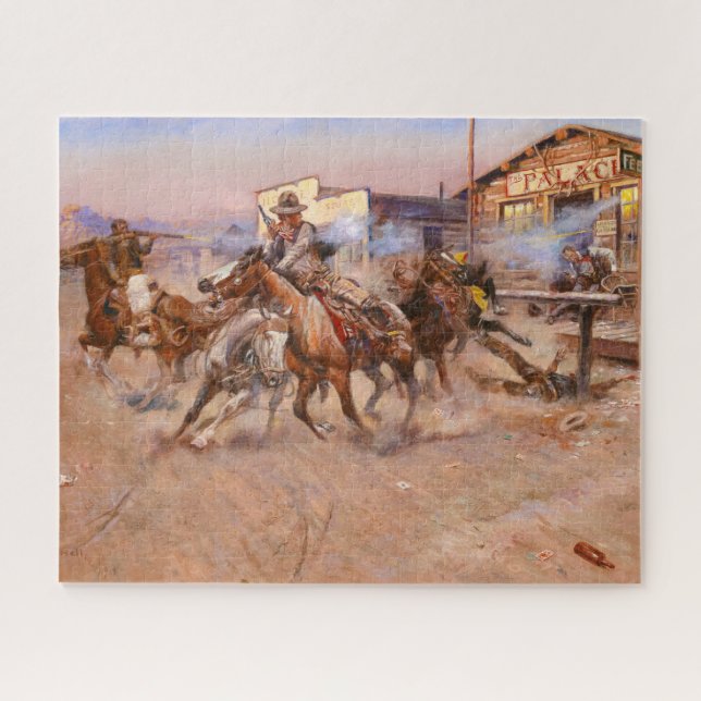 Puzzle Fumée d'un. 45 par Charles Marion Russell (Horizontal)