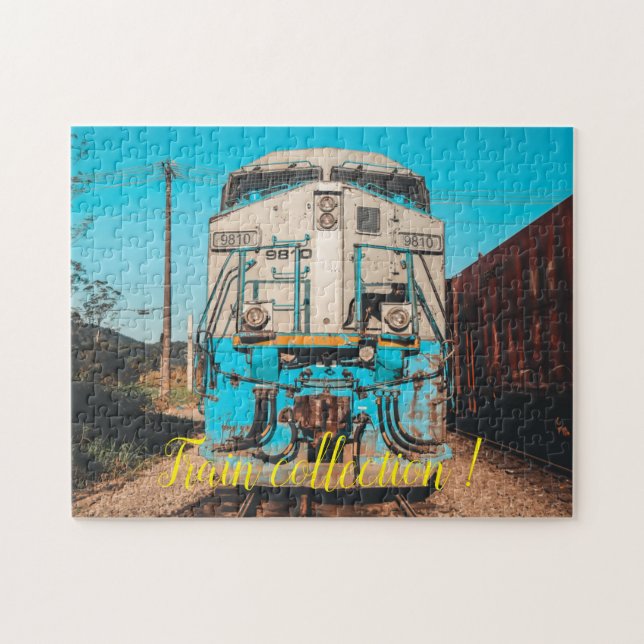 Puzzle Fun Art Train Famille (Horizontal)