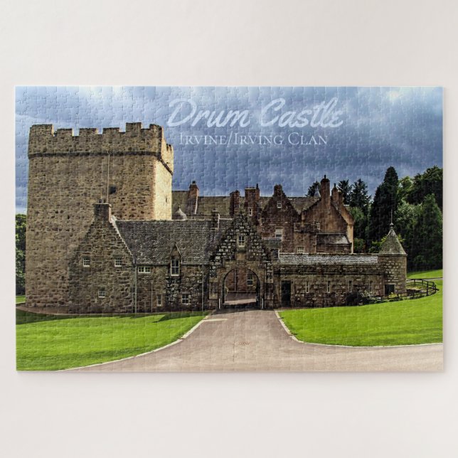 Puzzle Fun Irvine/Irving Clan Drum Castle Ecosse Pittores (Horizontal)