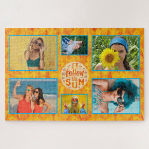 Puzzle Fun Summer Je suivrai le Soleil do-it-yourself 6 P
