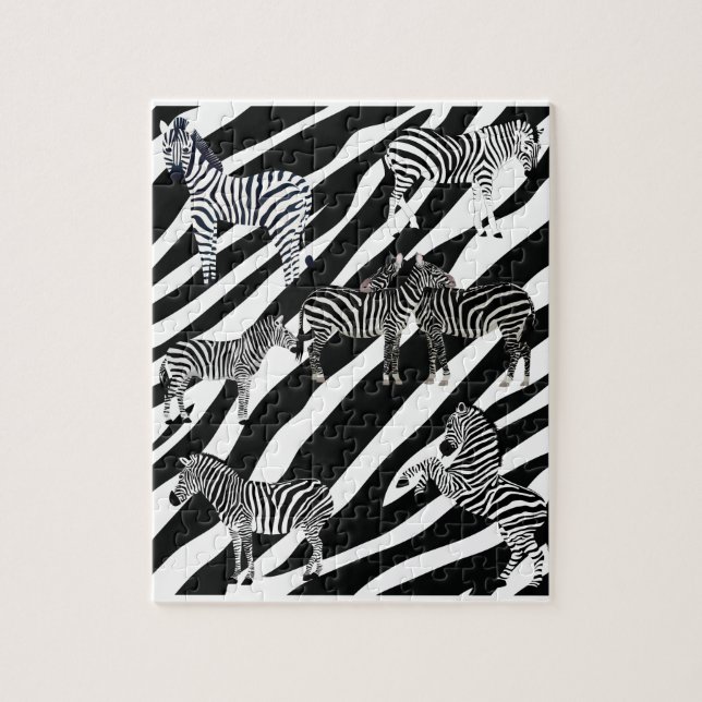 Puzzle Fun Zebra (Vertical)
