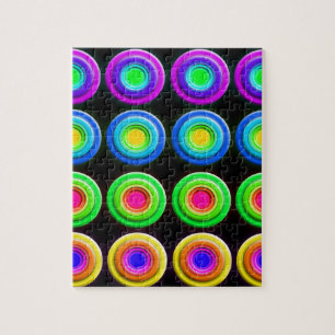 Puzzle Funky Colorful 3D Circles