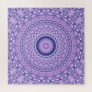 Puzzle Funky Vibrant Coloré Trippy Boho Hippie Mandala