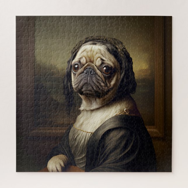 Puzzle Funny Carlin Mona Lisa (Vertical)