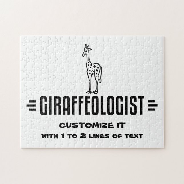 Puzzle Funny Giraffe (Horizontal)