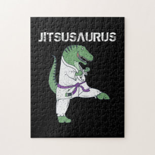 Puzzle Funny Jujitsu, T-Rex Jiu Jitsu Black Belt gifts