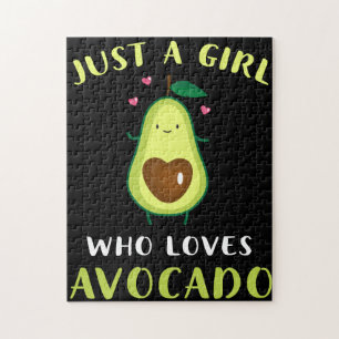 Puzzle Funny Just A Girl Who Loves Avocado
