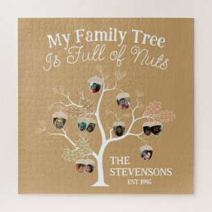 Puzzle Funny Neutral Photo Family Tree est plein de noix