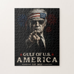Puzzle Funny Trump Golfe Des USA Amérique 2025 4 juillet